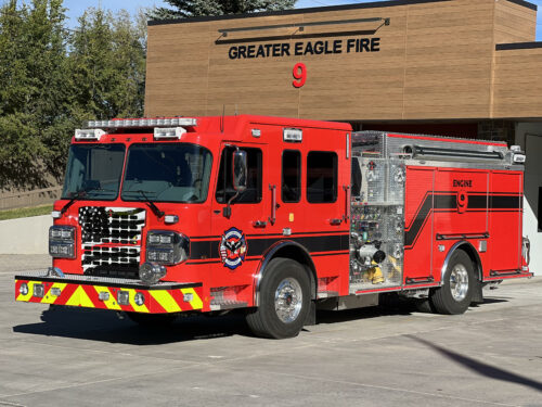 Image of a fire truck engine 9